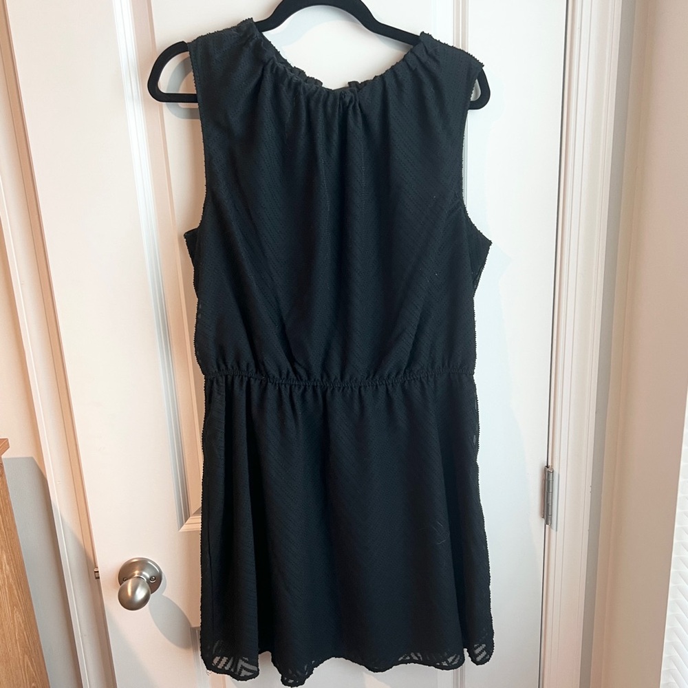 A New Day Size Large L Elegant Black Sleeveless Dress